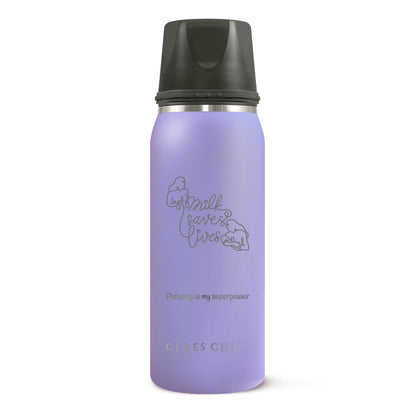 Ceres chill personalized portable milk cooler in Violet