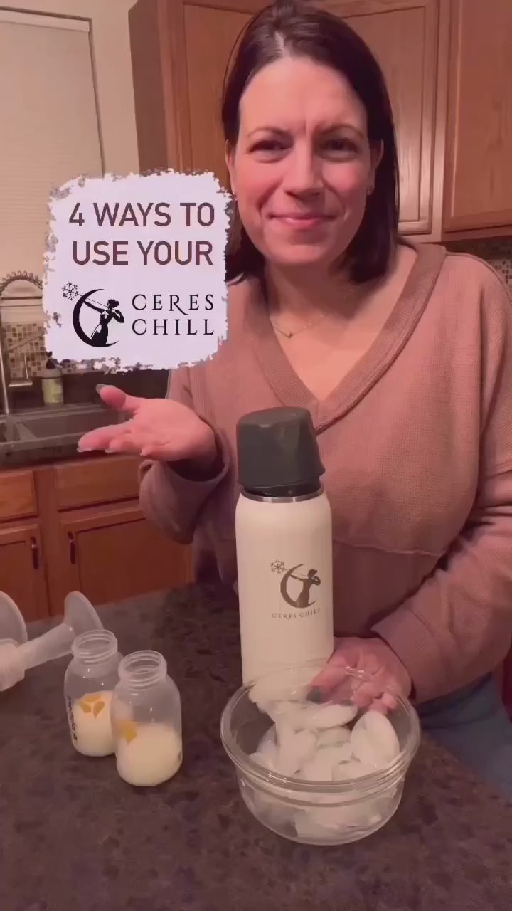 Ceres Chill Mini Breastmilk Chiller Demigoddess, Reusable Breastmilk  Storage Container, Keeps Milk at Safe Temperatures for 20+ Hours, Bottle  Cooler